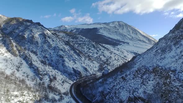 Winter Mountain Landscape C