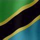The National Flag of Tanzania - VideoHive Item for Sale