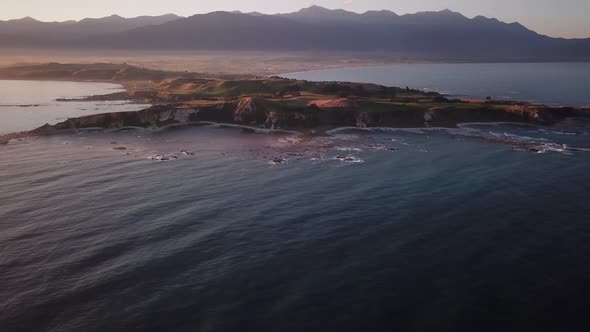 Beautiful coast of New Zealand alt