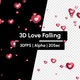 Love Shape Heart Emoji Falling - VideoHive Item for Sale