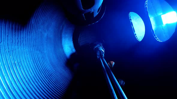 Abstraction. Metal Barrel. alt