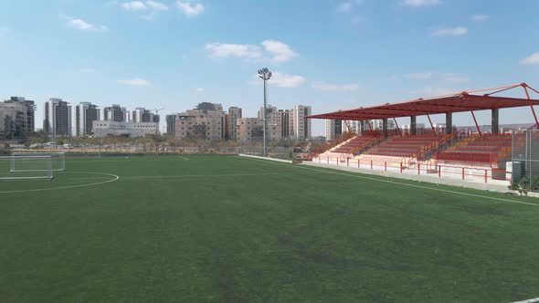 Soccer Field ,at Southern District City In Israel Named By Netivot alt