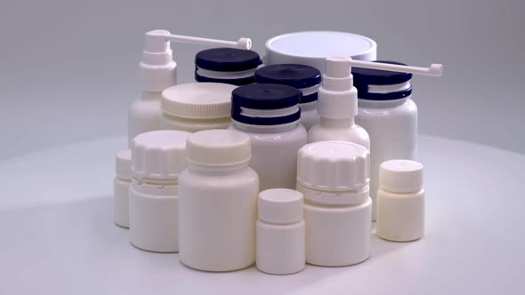 plastic medicine bottles