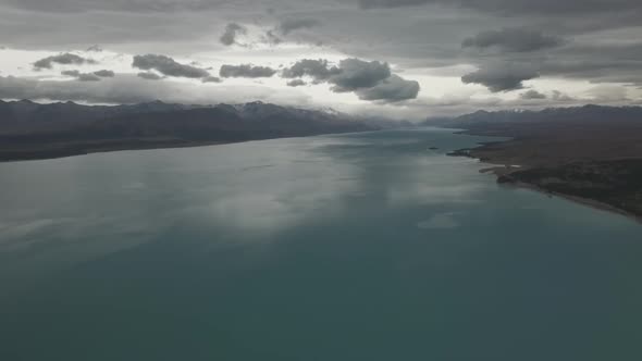 Lake Pukaki from air