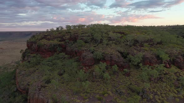 Victoria River Escarpment Gregory National Park Northern Territory Australia 4K Aerial Drone