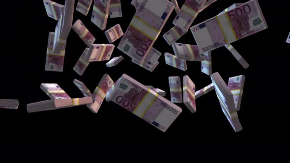 Alpha Matte Five Hundred Euros Falling alt