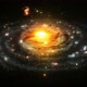 Representation of the Milky Way with globular clusters. Spiral Galaxy. Loopable. - VideoHive Item for Sale