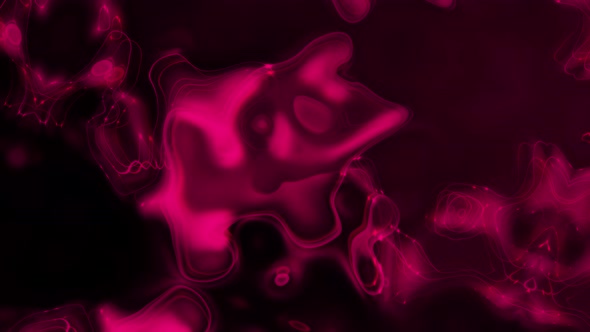 Animated abstract glowing liquid animation. A 228