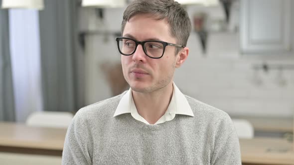 Finger on Lips of Young Man, Secret Information alt