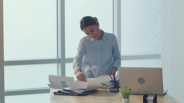 Suffering Office Worker Feeling Sick Because of All Work Stress Backache alt