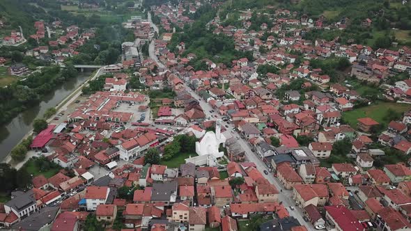 Visoko, Bosnia And Herzegovina, Little Town In The Valley Of Bosnian Pyramids V4 alt