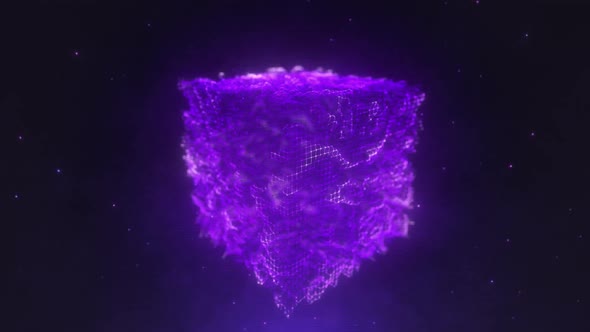 Particles Cube Loop alt