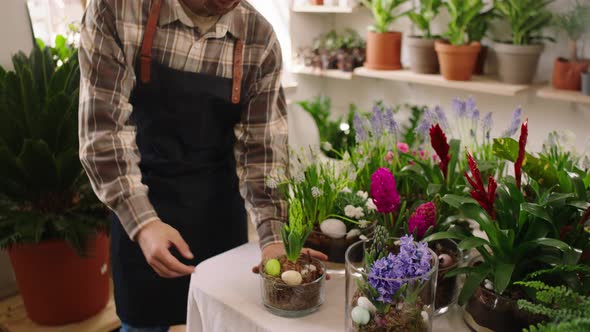 Concept of Small Business Floral Store the Owner