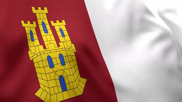 Castilla La Mancha Flag - 4K alt