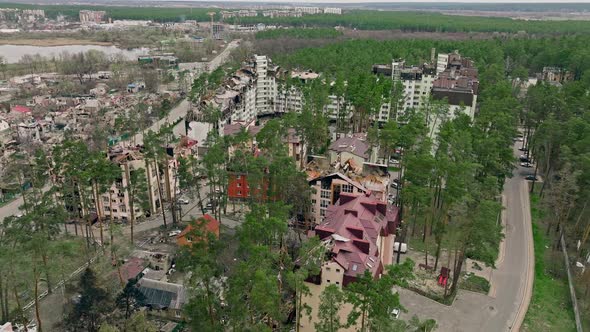 War Ukraine Kiev Kyiv Bomb Ruin House Destruction City Building Street alt