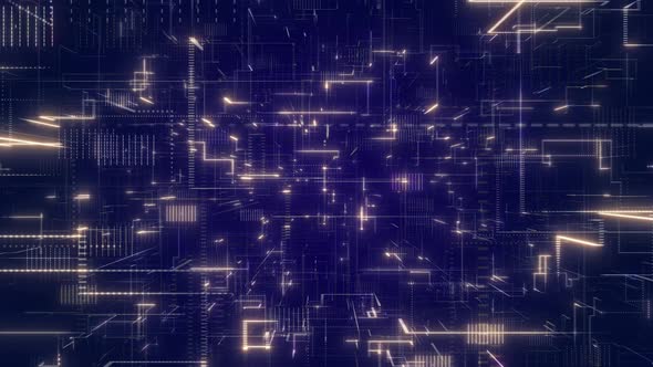 Grid Sci-Fi Background 4k alt