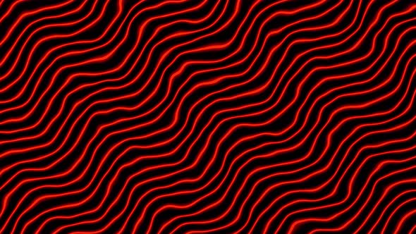 Red color wave line animation. Abstract animated wave line.  A 152
