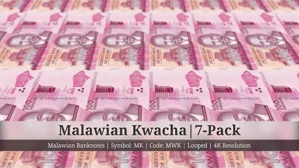Malawian Kwacha | Malawi Currency - 7 Pack | 4K Resolution | Looped alt