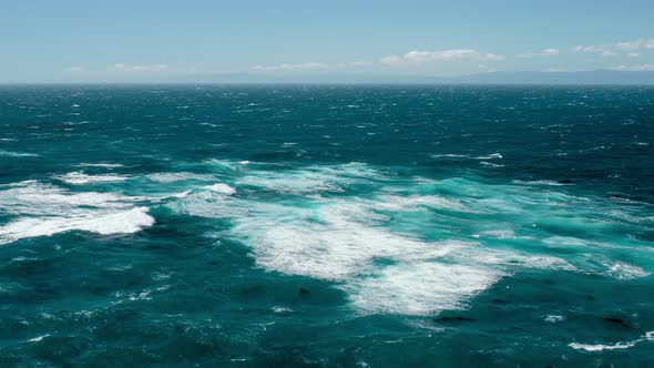 Dark Stormy Sea and Sky on a Sunny Summer Day alt