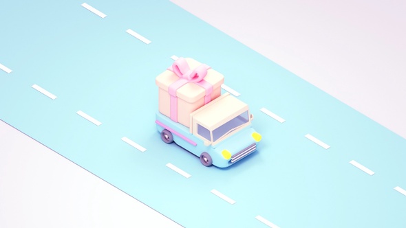 Gift Delivery Truck alt