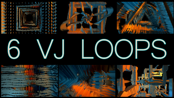 Impressionist Geometries Vj Loops Pack