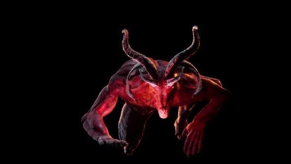 Goat Demon Baphomet VJ Loop alt