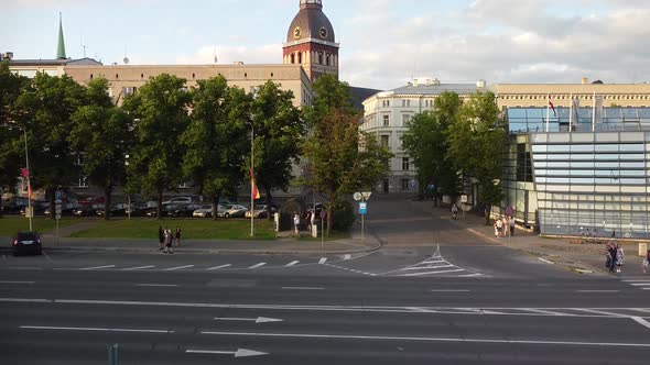 Dome cathedral in Riga city alt