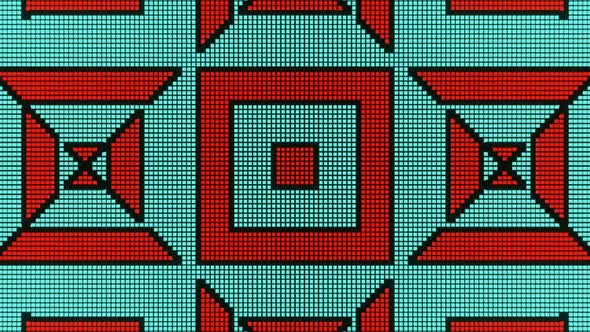 Vj Loop Animation Of Pixel Mosaic Ver02 02