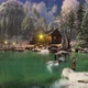 Log House Near The Lake 4K - VideoHive Item for Sale