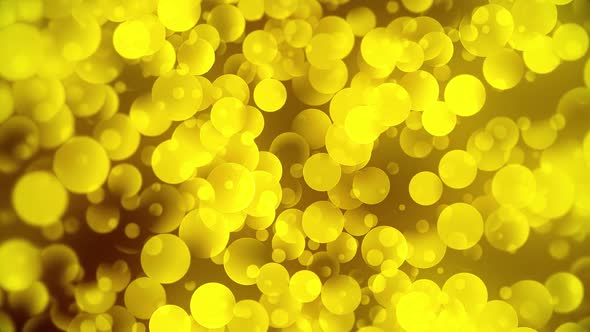 Gold Soft Bokeh Abstract Background