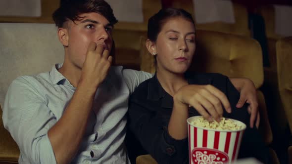 People Audience Watching Movie in Cinema Theater alt