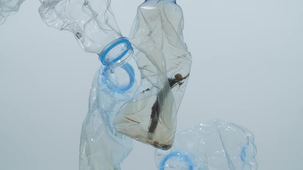 Underwater Footage Of Plastic Pollution Problem Concept In Ocean alt