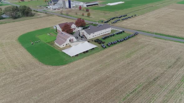 Amish Wedding in an Amish Farm Captured by a Drone alt