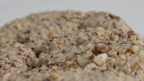 Orasnice walnut cookies panning 4K footage alt