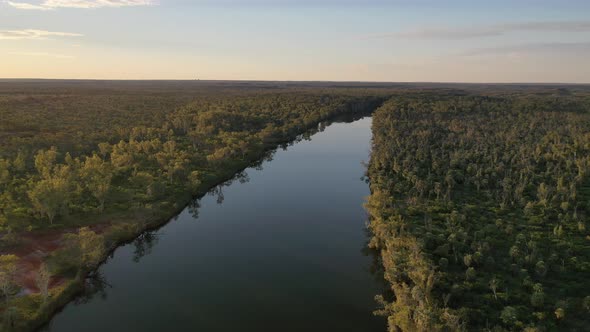 Deep Pool, Millstream-Chichester National Park, Western Australia 4K Aerial Drone