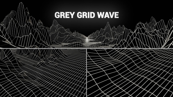 Grey Grid Wave