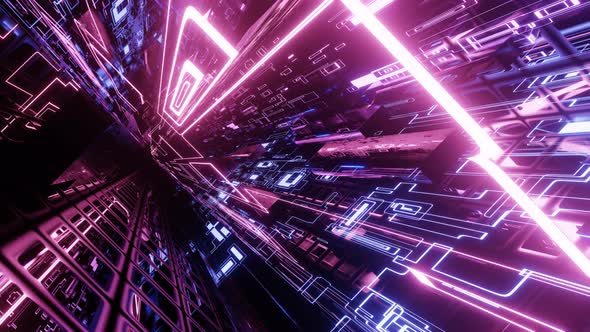 Hitech Neon Scifi Tunel alt