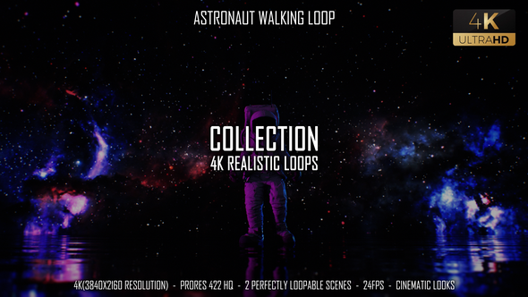 Astronaut Walking Loop