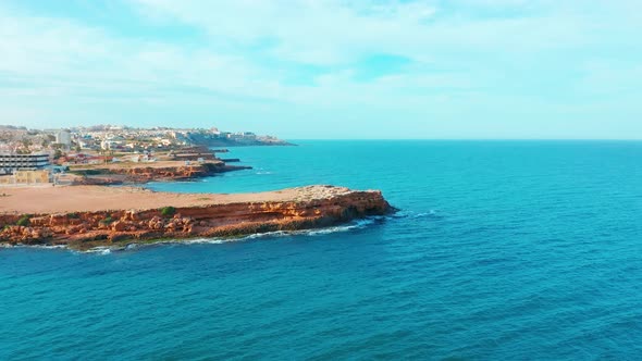 Spanish Coast Line Alicante a Town in the Community of Valencia and the Province of Costa Blanca alt