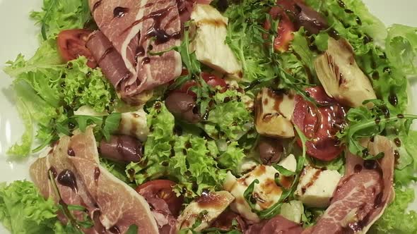 Appetizing Salad On Plate alt