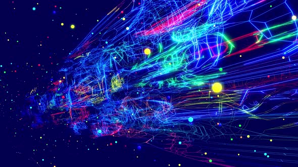 Motion Graphic Data Flow alt