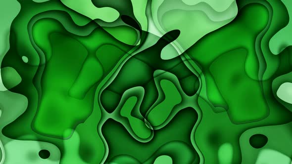 Green Color Shape Liquid Animated Background alt