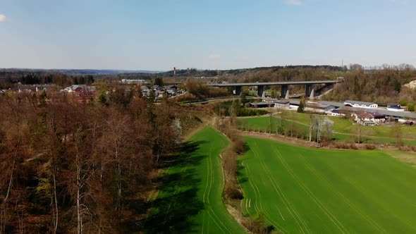 Drone Video of an Village in Upper Austria alt
