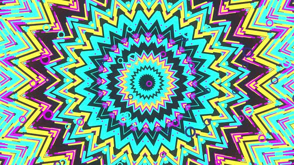 Colorful Mandala Round Pattern