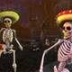  Mexican skeletons dancing samba - VideoHive Item for Sale