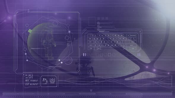 Infographics On The Background Of A Fantastic Plot HD alt