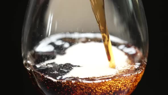 Pouring Coke Into Glass