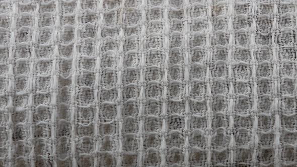 Waffle wrinkled fabric background