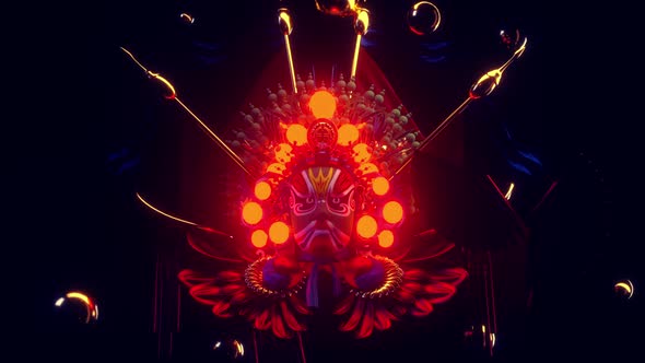 Peking Opera Magical Face Change Vj Loop alt