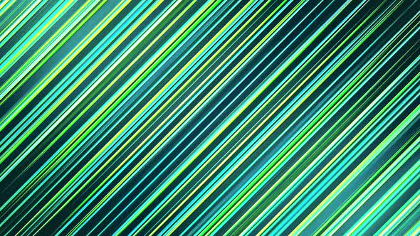 Blue Green Glowing Diagonal Lines